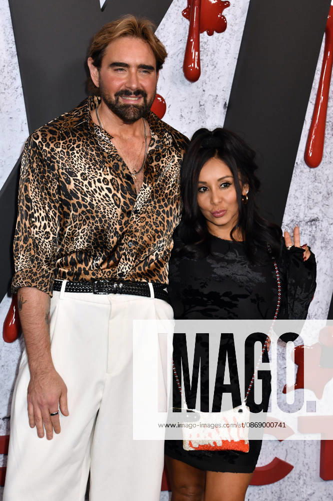 NEW YORK, NY - OCTOBER 8: Joey Camasta and Nicole ˜Snooki Polizzi at Dexter 20th Anniversary Celebration & Dexter: Resurrection Season 2 premiere at Chelsea Industrial on October 8, 2026 in New York City.