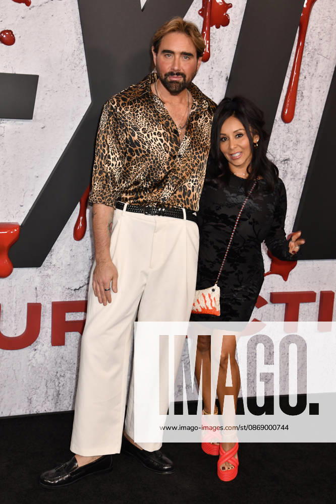 NEW YORK, NY - OCTOBER 8: Joey Camasta and Nicole ˜Snooki Polizzi at Dexter 20th Anniversary Celebration & Dexter: Resurrection Season 2 premiere at Chelsea Industrial on October 8, 2026 in New York City.