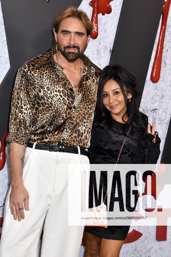 NEW YORK, NY - OCTOBER 8: Joey Camasta and Nicole ˜Snooki Polizzi at Dexter 20th Anniversary Celebration & Dexter: Resurrection Season 2 premiere at Chelsea Industrial on October 8, 2026 in New York City.
