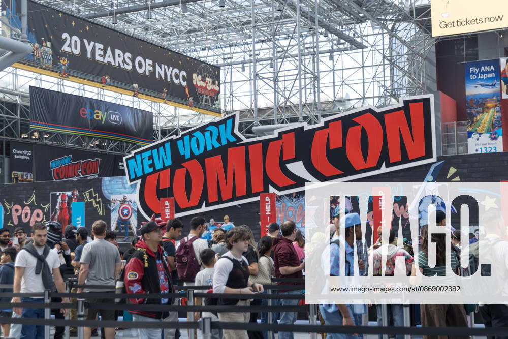 New York Comic Con 2026, People in costumes and makeup pose during New York Comic Con 2026 at the Javits Center in New York City, United States, on Thursday, October 8, 2026. NEW YORK NEW YORK UNITED OF AMERICA