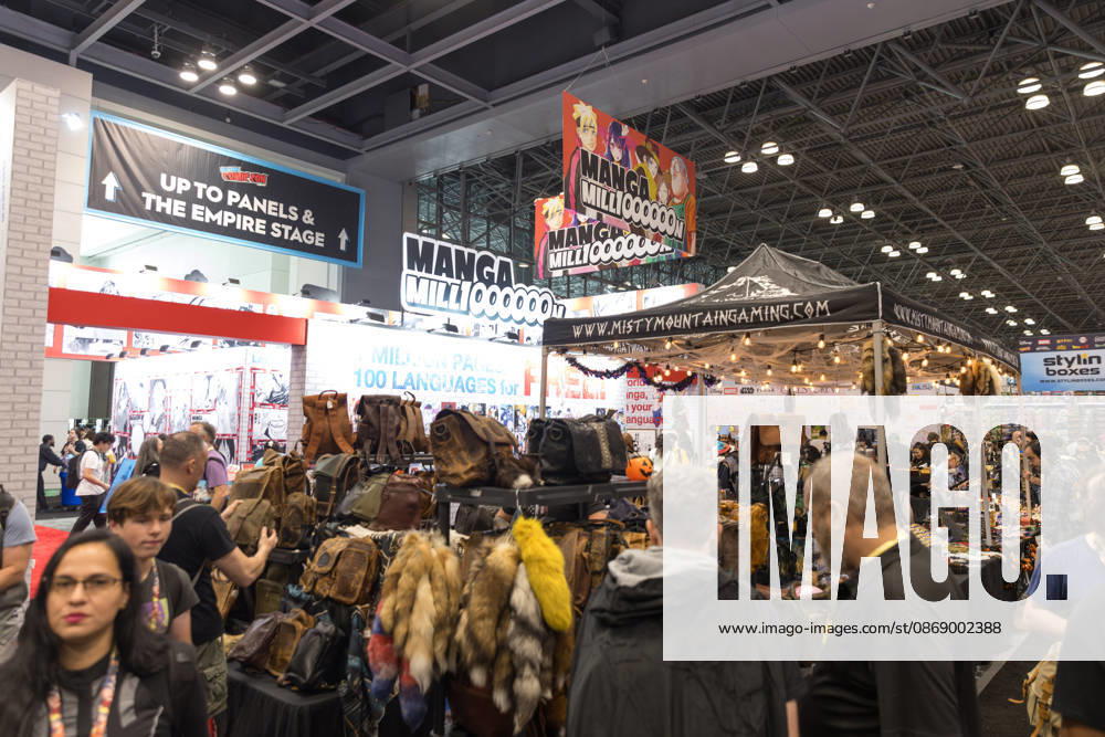New York Comic Con 2026, People in costumes and makeup pose during New York Comic Con 2026 at the Javits Center in New York City, United States, on Thursday, October 8, 2026. NEW YORK NEW YORK UNITED OF AMERICA