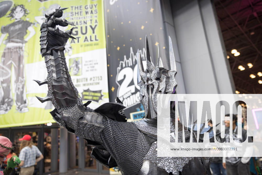 New York Comic Con 2026, People in costumes and makeup pose during New York Comic Con 2026 at the Javits Center in New York City, United States, on Thursday, October 8, 2026. NEW YORK NEW YORK UNITED OF AMERICA