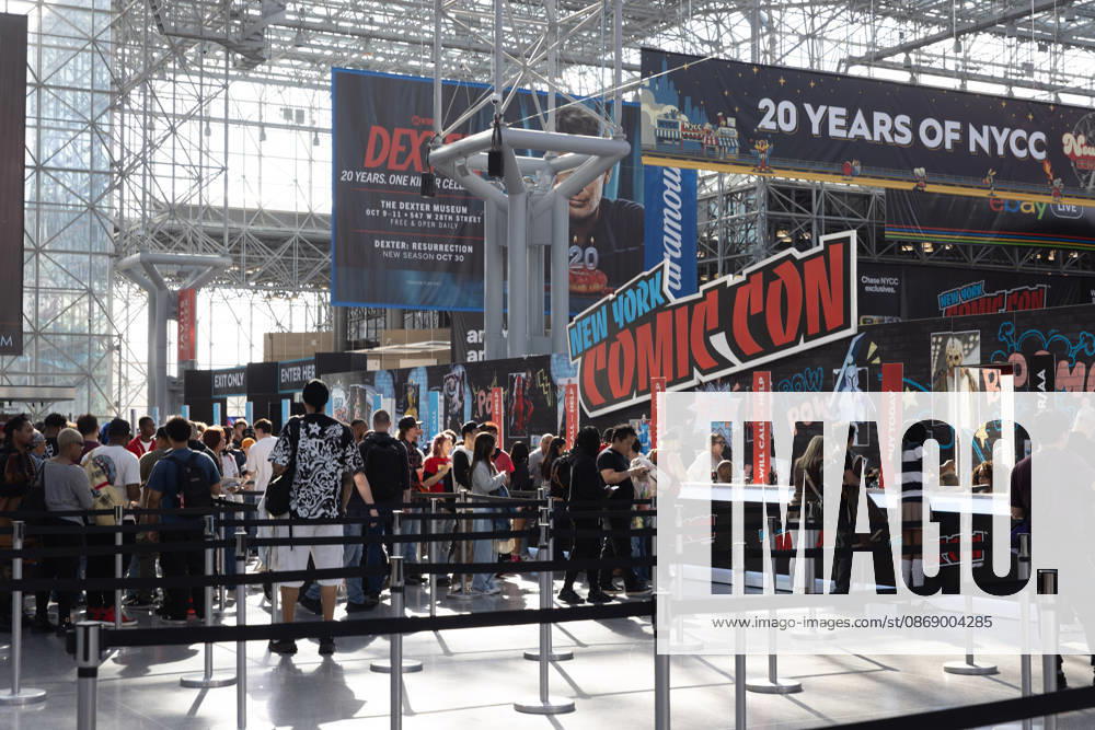 People in costumes and makeup pose during New York Comic Con 2026 at the Javits Center in New York City, United States, on Thursday, October 8, 2026. New York USA - ZUMAc233 20261008_zsp_c233_053