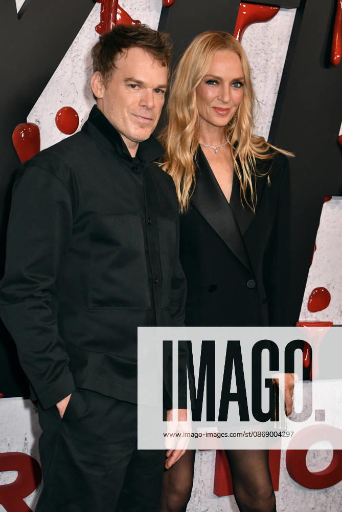 Dexter 20th Anniversary Celebration & Dexter: Resurrection Season 2 Premiere NEW YORK, NY - OCTOBER 8: Michael C. Hall and Uma Thurman at Dexter 20th Anniversary Celebration & Dexter: Resurrection Season 2 premiere at Chelsea Industrial on October 8, 2026 in New York City. Credit: John Fycke AdMedia New York City New York USA
