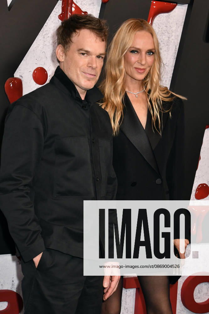 NEW YORK, NY - OCTOBER 8: Michael C. Hall and Uma Thurman at Dexter 20th Anniversary Celebration & Dexter: Resurrection Season 2 premiere at Chelsea Industrial on October 8, 2026 in New York City. Credit: AdMedia New York City USA - ZUMAa123 20261008_zaa_a123_194