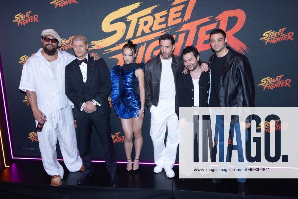 TO-45411 & x2013; Mexico City. October 8, 2026. Jason Momoa, Cody Rhodes, Callina Liang, Andrew Koji, Kitao Sakurai, and Noah Centineo during the "Street Fighter" movie fan event at Plaza Universidad in Mexico City. Clasos.com.mx - ZUMAcs4_ 20261008_faa_cs4_143