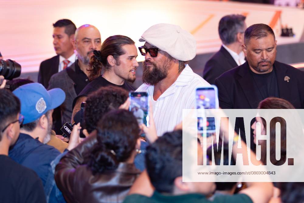 TO-45411 & x2013; Mexico City. October 8, 2026. Jason Momoa during the "Street Fighter" movie fan event at Plaza Universidad in Mexico City. Clasos.com.mx - ZUMAcs4_ 20261008_faa_cs4_144