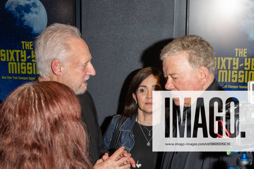 Brent Spiner (L) and William Shatner (R) attend. The Sixty Year Mission: How Star Trek Changed Television And The World New York premiere at Regal Times Square on October 08, 2026 in New York City. New York United States - ZUMAs197 20261008_aaa_s197_305