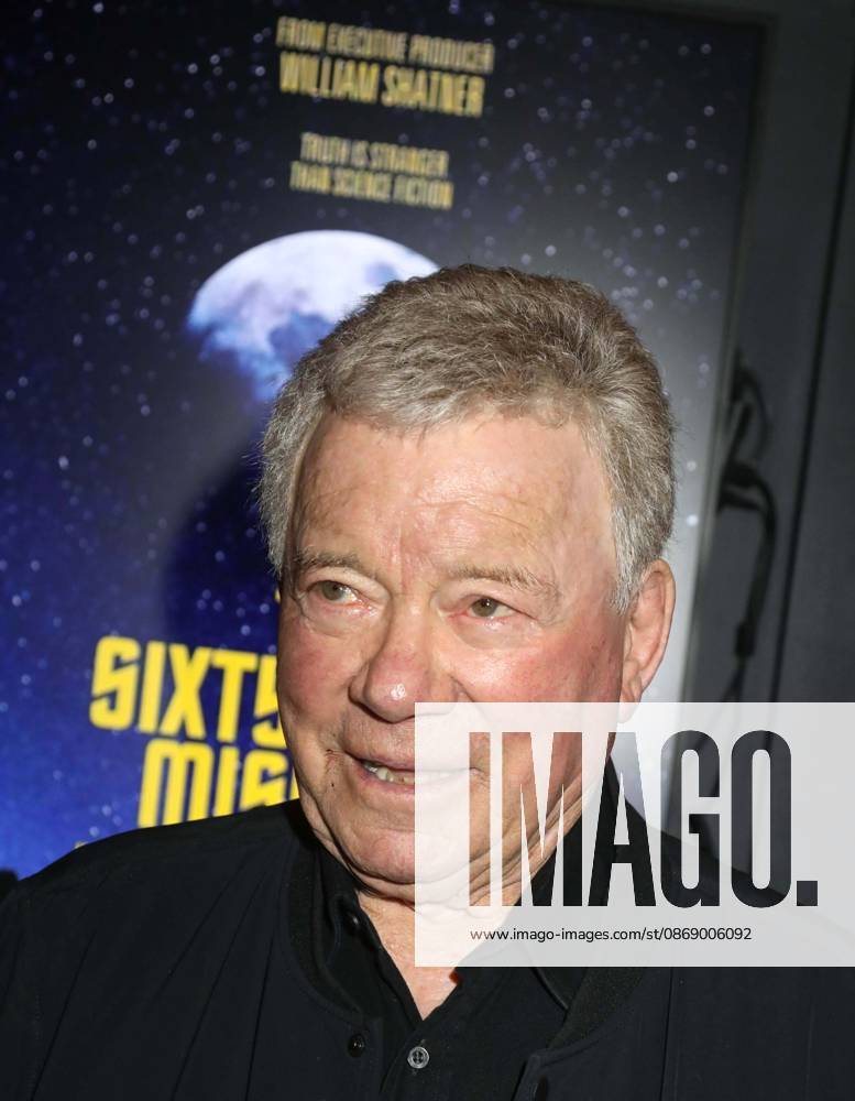 Actor WILLIAM SHATNER seen during the red carpet arrivals for the New York All Media Premiere Screening of The Sixty-Year Mission - How Star Trek Changed Television and the World held at Regal Times Square Theaters. New York USA - ZUMAk03_ 20261008_zaf_k03_053