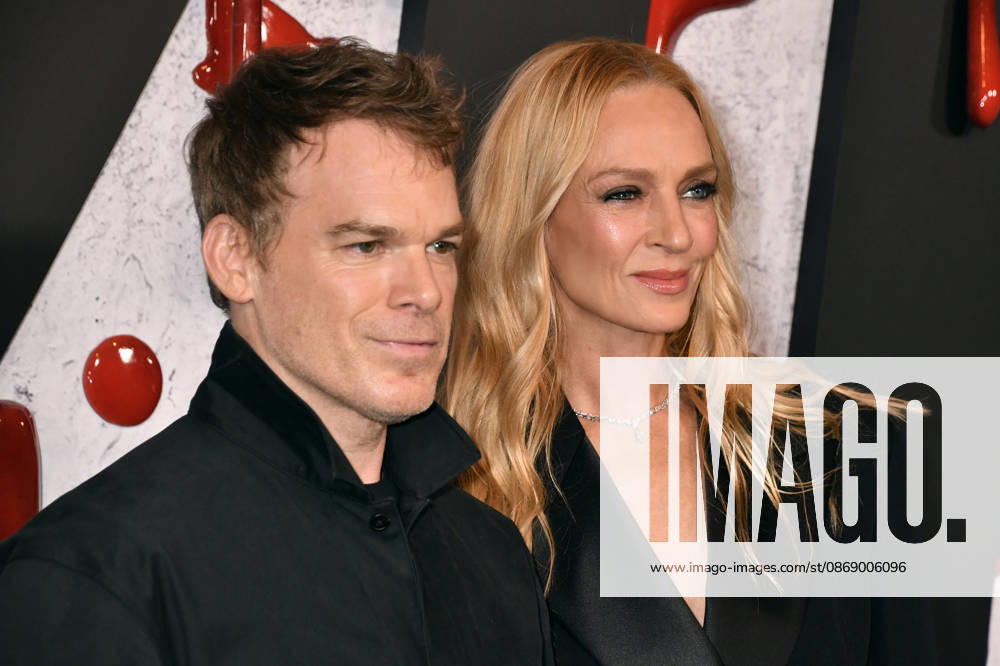 NEW YORK, NY - OCTOBER 8: Michael C. Hall and Uma Thurman at Dexter 20th Anniversary Celebration & Dexter: Resurrection Season 2 premiere at Chelsea Industrial on October 8, 2026 in New York City. Credit: AdMedia New York City USA - ZUMAa123 20261008_zaa_a123_173