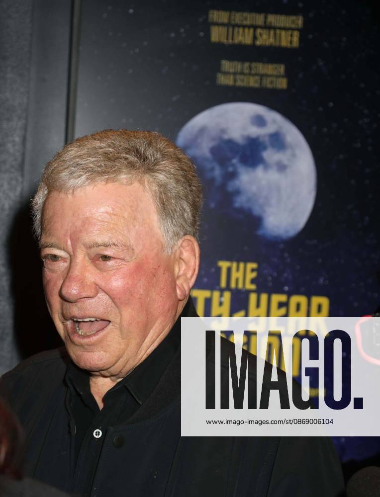 Actor WILLIAM SHATNER seen during the red carpet arrivals for the New York All Media Premiere Screening of The Sixty-Year Mission - How Star Trek Changed Television and the World held at Regal Times Square Theaters. New York USA - ZUMAk03_ 20261008_zaf_k03_047