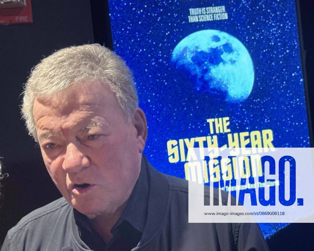Actor WILLIAM SHATNER seen during the red carpet arrivals for the New York All Media Premiere Screening of The Sixty-Year Mission - How Star Trek Changed Television and the World held at Regal Times Square Theaters. New York USA - ZUMAk03_ 20261008_zaf_k03_065