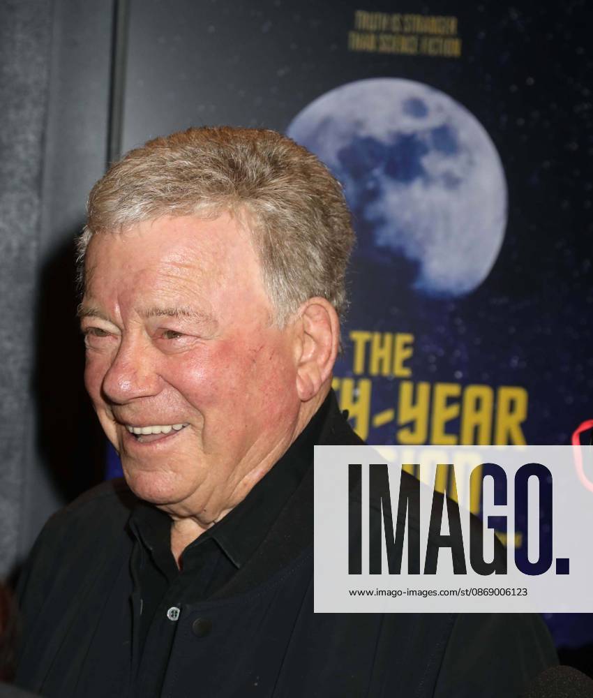 Actor WILLIAM SHATNER seen during the red carpet arrivals for the New York All Media Premiere Screening of The Sixty-Year Mission - How Star Trek Changed Television and the World held at Regal Times Square Theaters. New York USA - ZUMAk03_ 20261008_zaf_k03_046