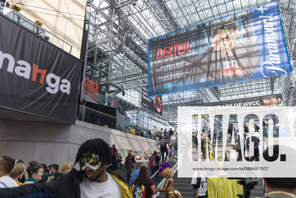 People in costumes and makeup pose during New York Comic Con 2026 at the Javits Center in New York City, United States, on Thursday, October 8, 2026. New York USA - ZUMAc233 20261008_zsp_c233_013