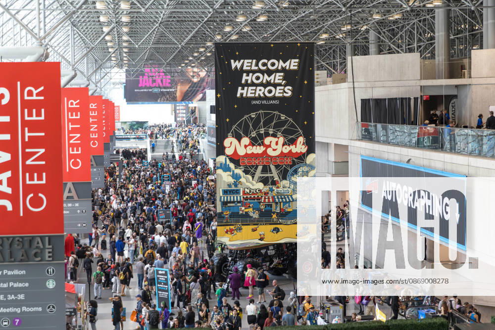People in costumes and makeup pose during New York Comic Con 2026 at the Javits Center in New York City, United States, on Thursday, October 8, 2026. New York USA - ZUMAc233 20261008_zsp_c233_014