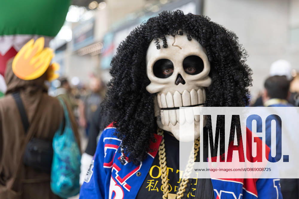 People in costumes and makeup pose during New York Comic Con 2026 at the Javits Center in New York City, United States, on Thursday, October 8, 2026. New York USA - ZUMAc233 20261008_zsp_c233_025