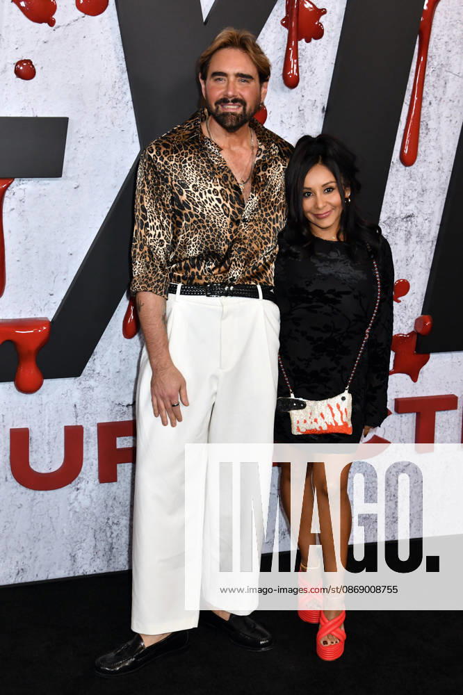 NEW YORK, NY - OCTOBER 8: Joey Camasta and Nicole Ã¢â‚¬ËœSnookiÃ¢â‚¬â ¢ Polizzi at Dexter 20th Anniversary Celebration & Dexter: Resurrection Season 2 premiere at Chelsea Industrial on October 8, 2026 in New York City. Credit: AdMedia New York City USA - ZUMAa123 20261008_zaa_a123_131
