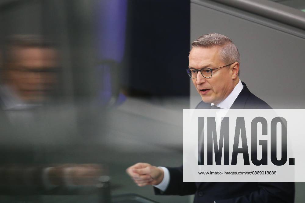 German Bundestag 100th Session of the Bundestag Federal Minister for Digital Affairs and State Modernization Karsten Wildberger CDU