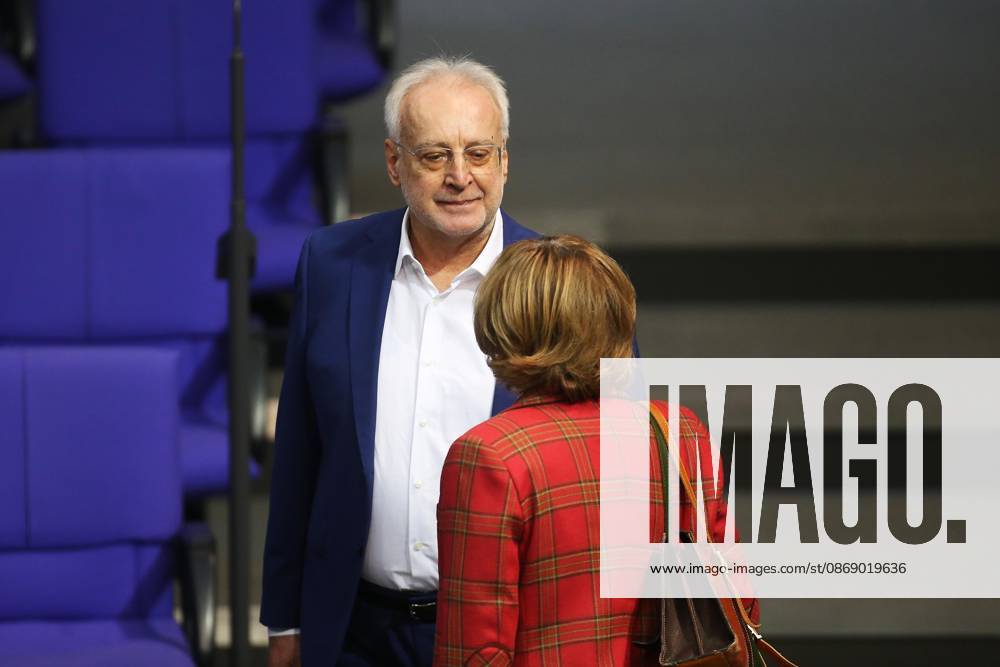 German Bundestag 100th Session of the Bundestag Jürgen Kögel and Beatrix von Storch, both of the AfD