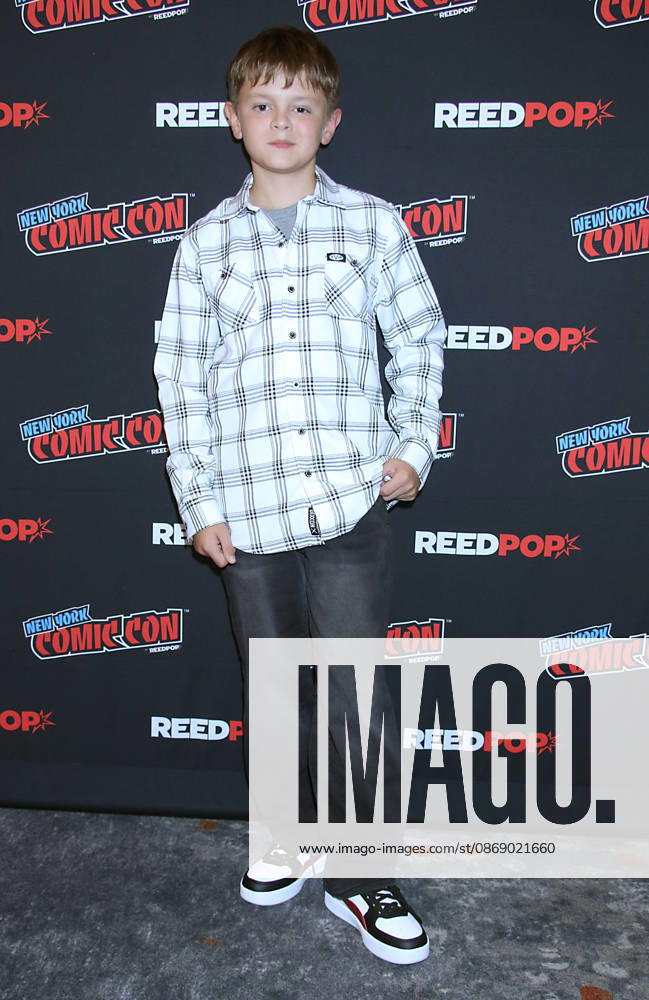 New York Comic Con press room for Peacock s Crystal Lake at Jacob Javits Center in New York Featuring: Callum Vinson Where: New York City, New York, United States When: 08 Oct 2026 Credit: Roger Wong INSTARimages . NOT FOR USE BY NEWSPAPERS BASED IN THE UK.
