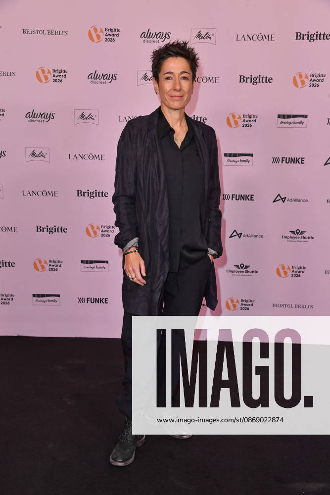 Dunja Hayali at the 2026 Brigitte Award ceremony at the Kino International in Berlin on October 8, 2026
