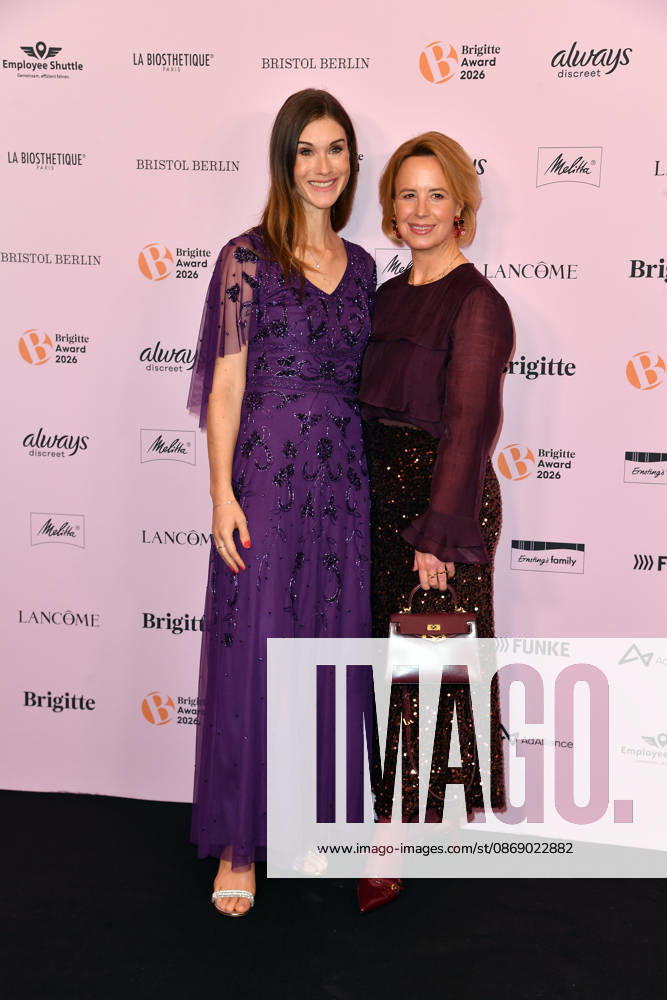 Janina Lin Otto and Julia Becker at the 2026 Brigitte Award ceremony at the Kino International in Berlin on October 8, 2026