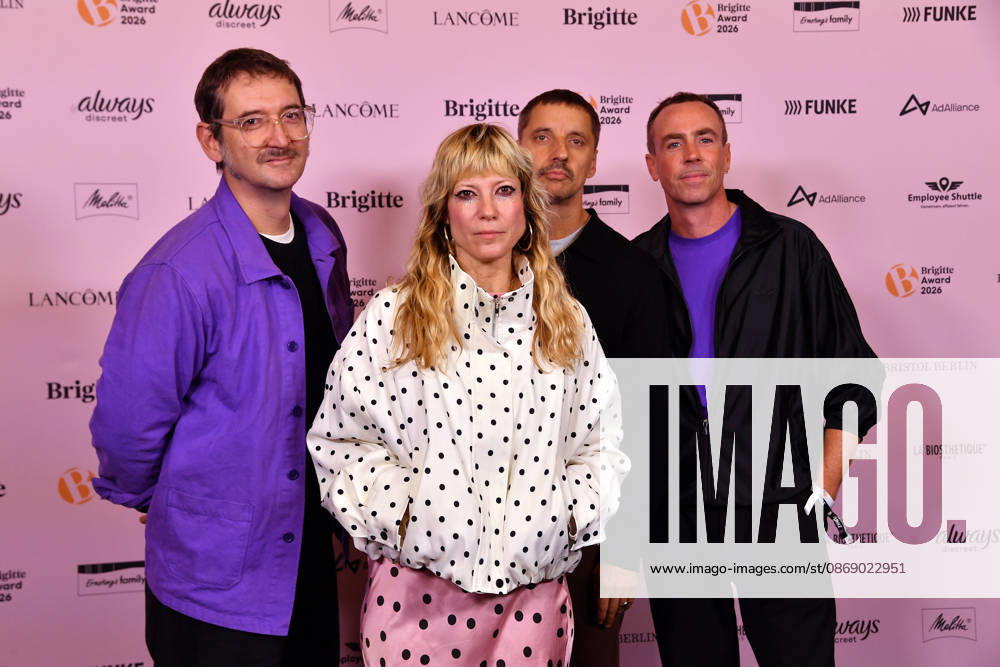MIA, a Berlin-based electropop band, at the 2026 Brigitte Awards ceremony at Kino International in Berlin on October 8, 2026