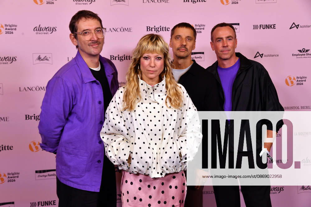 MIA, a Berlin-based electropop band, at the 2026 Brigitte Awards ceremony at Kino International in Berlin on October 8, 2026