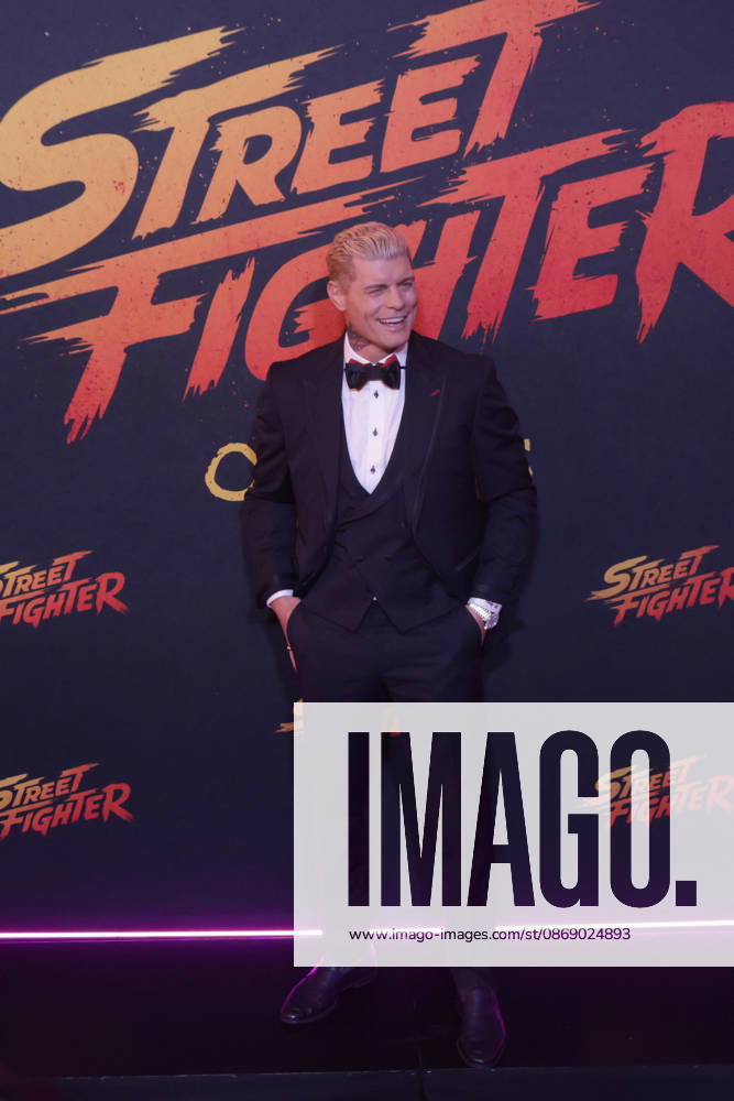Street Fighter Red Carpet And Fan Event in Mexico City WWE wrestler Cody Rhodes attends the official red carpet and fan event for the upcoming live-action film Street Fighter at CinÃ polis Universidad on October 08, 2026 in Mexico City, Mexico. (Photo by Ismael Rosas Eyepix Group)