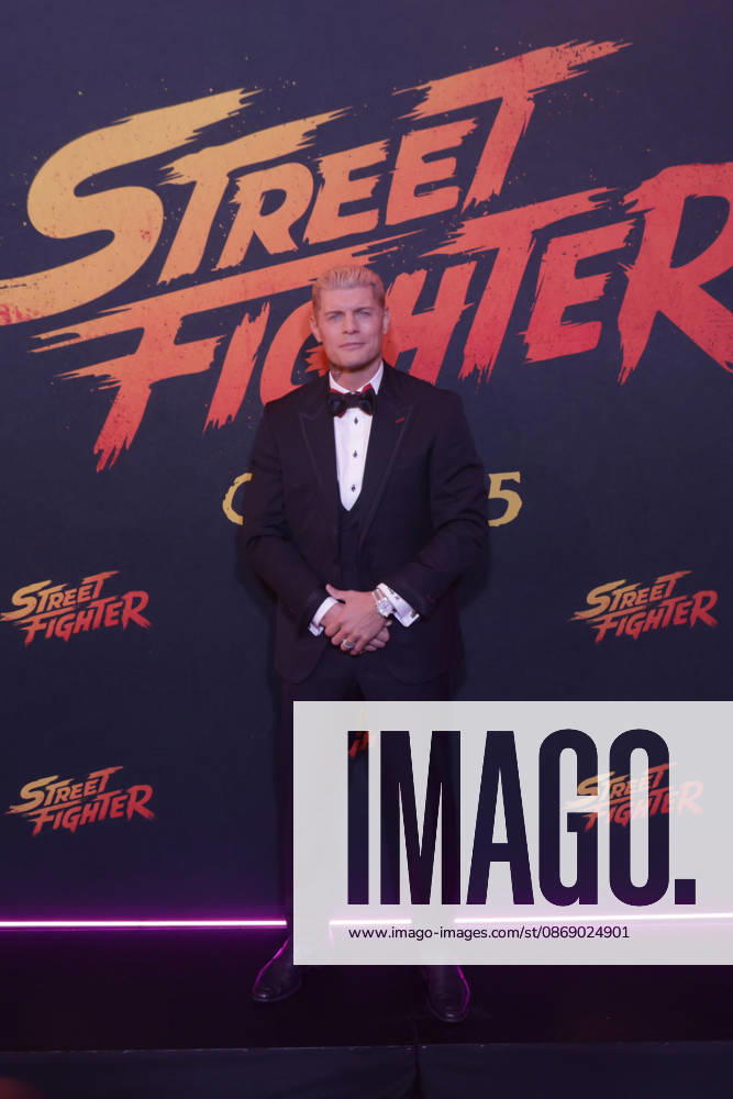 Street Fighter Red Carpet And Fan Event in Mexico City WWE wrestler Cody Rhodes attends the official red carpet and fan event for the upcoming live-action film Street Fighter at CinÃ polis Universidad on October 08, 2026 in Mexico City, Mexico. (Photo by Ismael Rosas Eyepix Group)