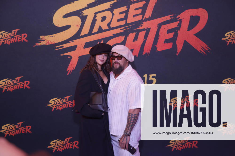 Street Fighter Red Carpet And Fan Event in Mexico City Actor Jason Momoa and Adria Arjona attend the official red carpet and fan event for the upcoming live-action film Street Fighter at Cinà polis Universidad on October 08, 2026 in Mexico City, Mexico. (Photo by Ismael Rosas Eyepix Group)