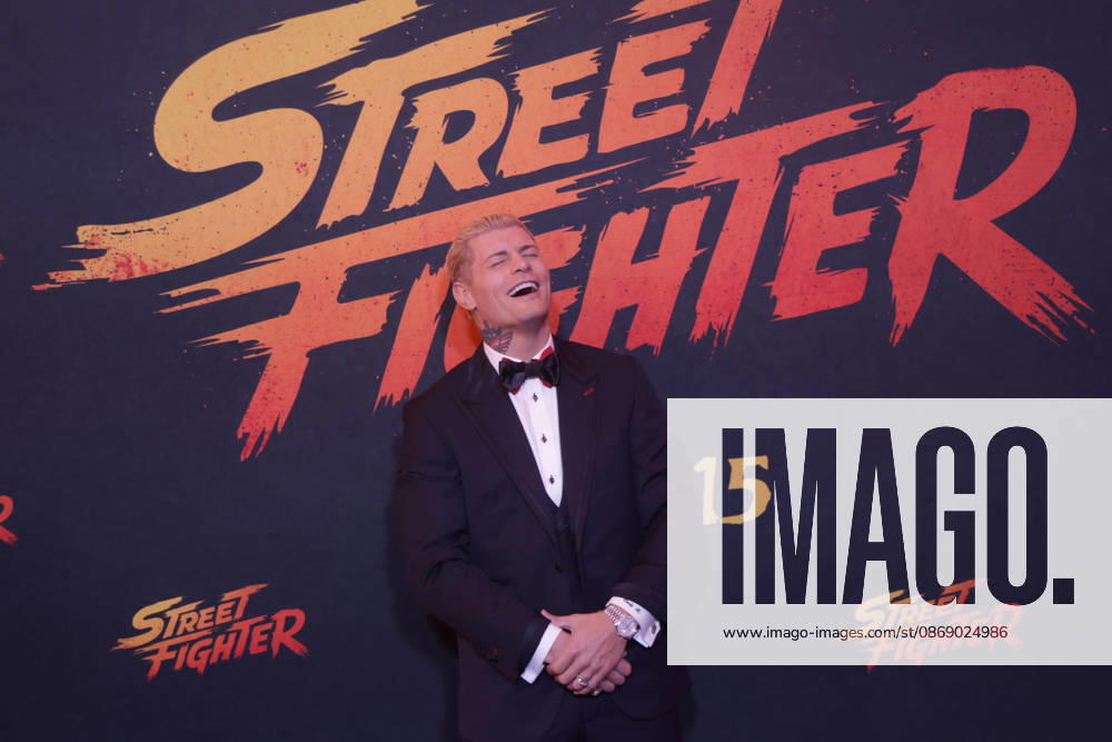 Street Fighter Red Carpet And Fan Event in Mexico City WWE wrestler Cody Rhodes attends the official red carpet and fan event for the upcoming live-action film Street Fighter at Cinà polis Universidad on October 08, 2026 in Mexico City, Mexico. (Photo by Ismael Rosas Eyepix Group)