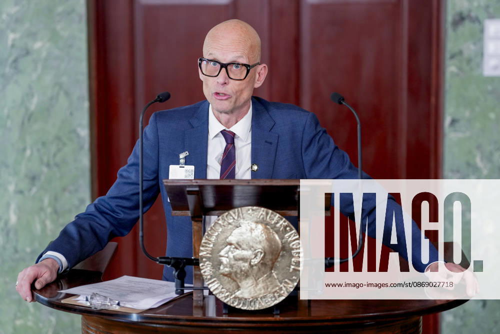 2026 Nobel Peace Prize, Oslo, October 9, 2026. Erik Aasheim, Press Secretary for the Nobel Prize, briefs the press on the announcement of the winner of the 2026 Nobel Peace Prize at the Nobel Institute. Photo: Javad Parsa, NTB, Oslo, Norway, qsmKlo fDng Ref BNC POLqsmKlo fDng jpg