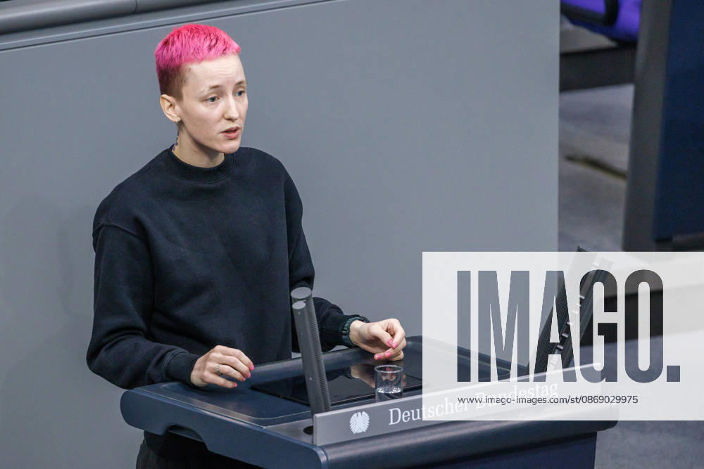 Bundestag Rebecca Lenhard B90 Greens in the German Bundestag on October 9, 2026, in Berlin, Berlin, Germany, Bundestag