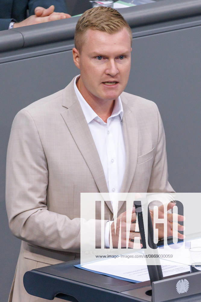 Bundestag Robin Juenger AfD in the German Bundestag on October 9, 2026, in Berlin, Berlin, Berlin, Germany, Bundestag