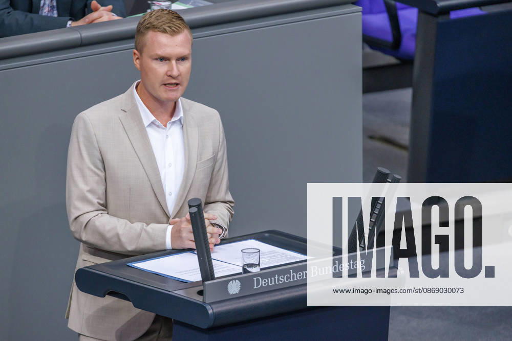Bundestag Robin Juenger AfD in the German Bundestag on October 9, 2026, in Berlin, Berlin, Berlin, Germany, Bundestag