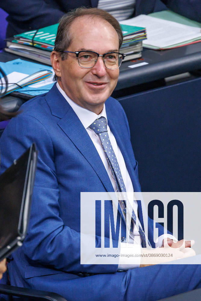 Bundestag Alexander Dobrindt CSU, Federal Minister of the Interior, at the German Bundestag on October 9, 2026, in Berlin, Berlin, Berlin, Germany, Bundestag