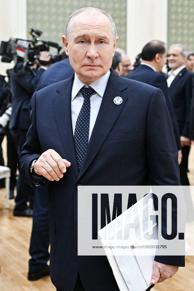 TURKMENISTAN, BALKAN PROVINCE - OCTOBER 9, 2026: Russia s President Vladimir Putin after a narrow-format meeting of the CIS Council of Heads of State in Turkmenbashi Turkmenistan - ZUMAt113 20261009_zaa_t113_137
