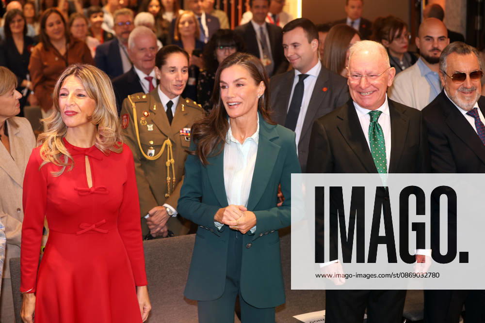 Queen Letizia Presides Over the Official Ceremony for World Mental Health Day 2026 The Minister of Labor and Social Economy, Yolanda Díaz, Queen Letizia, the president of the Spanish Mental Health Confederation, Nel A. González Zapico, and the president of ONCE, Miguel Carballeda Pineiro, during the official ceremony for World Mental Health Day 2026 at the Hotel Ilunion Atrium on October 9, 2026, in Madrid, Spain. Organized by the Spanish Mental Health Confederation, the event will be held under the slogan Match Your Mental Health, in collaboration with the Ministry of Social Rights, Consumer Affairs, and the 2030 Agenda and the ONCE Foundation. CELEBRITIES QUEEN ROYALTY HEALTH MENTAL HEALTH Raú Madrid Madrid, Spain