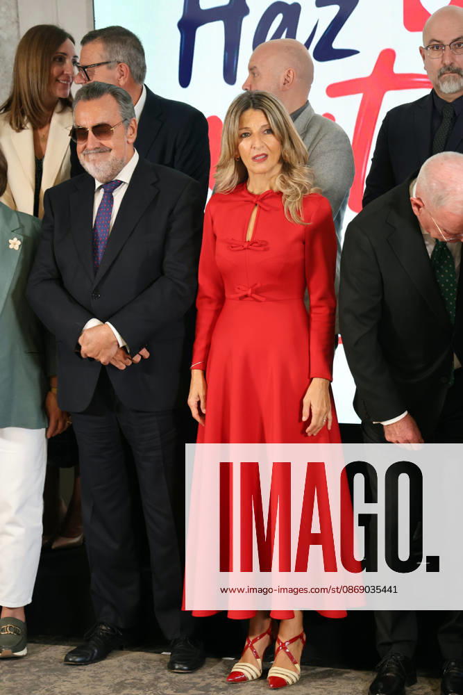 Queen Letizia presides over the official ceremony for World Mental Health Day 2026. The Minister of Labor and Social Economy, Yolanda Díaz, and the president of ONCE, Miguel Carballeda Pineiro, during the official ceremony for World Mental Health Day 2026, at the Hotel Ilunion Atrium on October 9, 2026, in Madrid, Spain. Organized by the Spanish Mental Health Confederation, the event will be held under the slogan Match Your Mental Health, in collaboration with the Ministry of Social Rights, Consumer Affairs, and the 2030 Agenda and the ONCE Foundation. CELEBRITIES QUEEN ROYALTY HEALTH MENTAL HEALTH Raú Madrid Madrid, Spain
