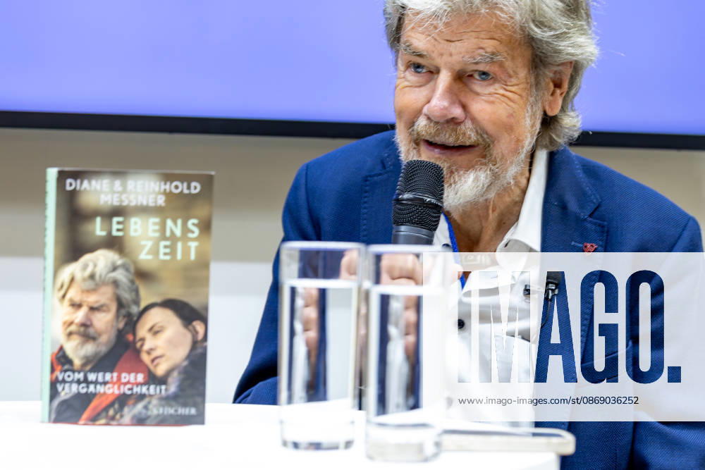 Reinhold Messner at the Frankfurt Book Fair 2026 09 10 2026 Legendary mountaineer Reinhold Messner and his wife Diane Messner will present their joint book *Lebenszeit: On the Value of Transience* at the 2026 Fr