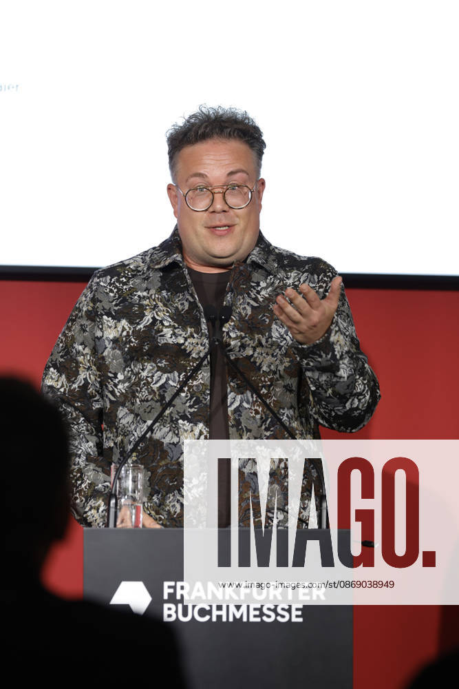 Frankfurt Impressions, October 9, 2026: At the 78th Frankfurt Book Fair in 2026, the Julius Campe Prize—99 bottles of wine—will be awarded to Thomas Sachsenmeier. Frankfurt am Main, Hesse, Germany
