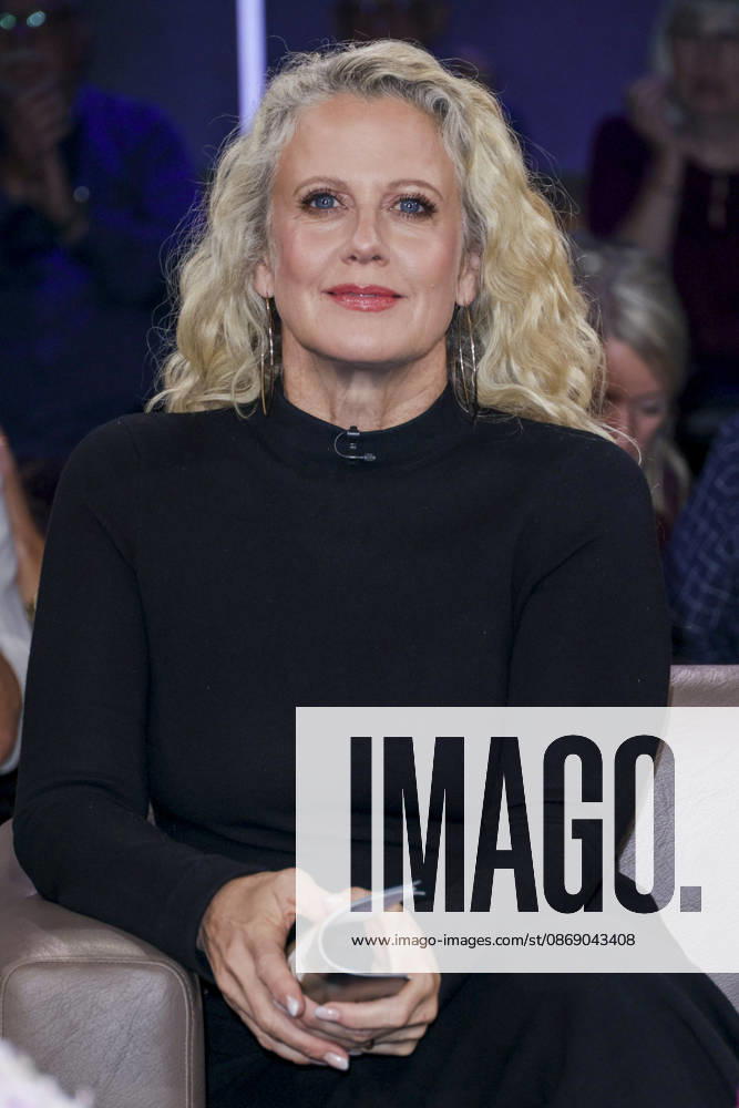 ABB TALK SHOW: Batbara Schnoeneberger, host of the NDR talk show, broadcast from the NDR 3 studio on Friday, October 9, 2026, in Hamburg, Germany