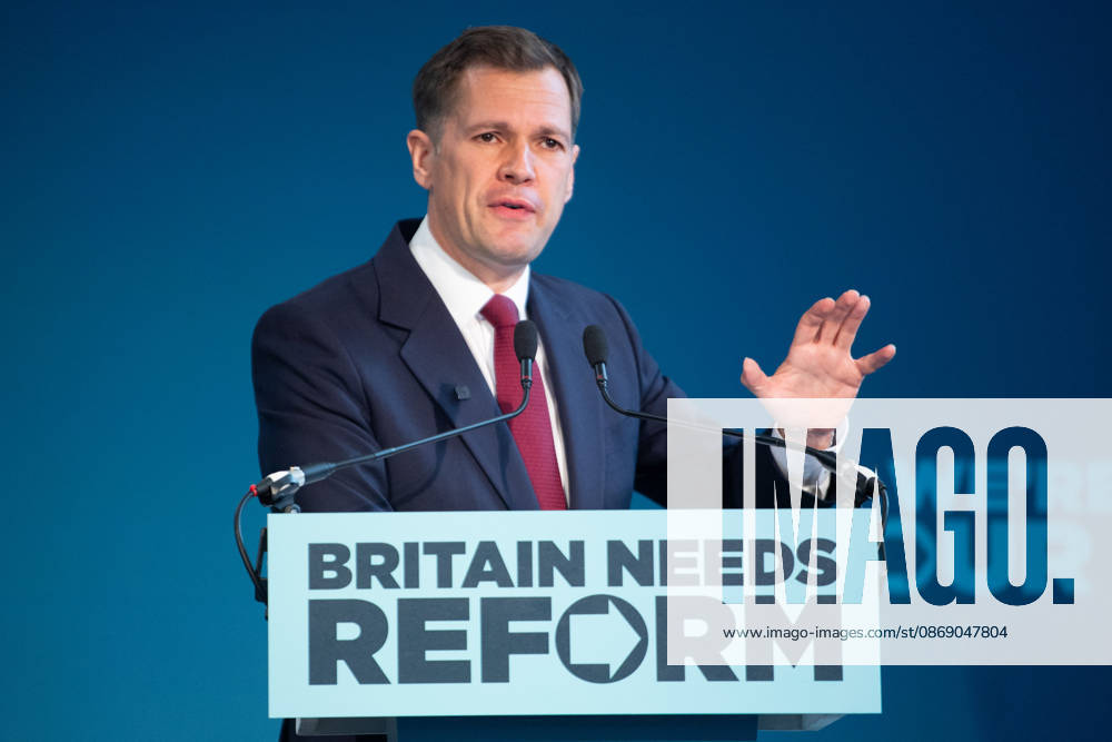 Reform UK Presser at Church House, London, UK - 9 October, 2026 Robert Jenrick - Reform UK Chancellor speaks at a Press Conference at Church House, London, England, UK on Friday 9 October, 2026., Credit:Justin Ng Avalon UK, England, London, Church House