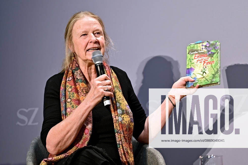 Frankfurt Book Fair 2026: Children s book author Cornelia Funke on October 9, 2026, at the Frankfurt Book Fair 20261009MWI153906