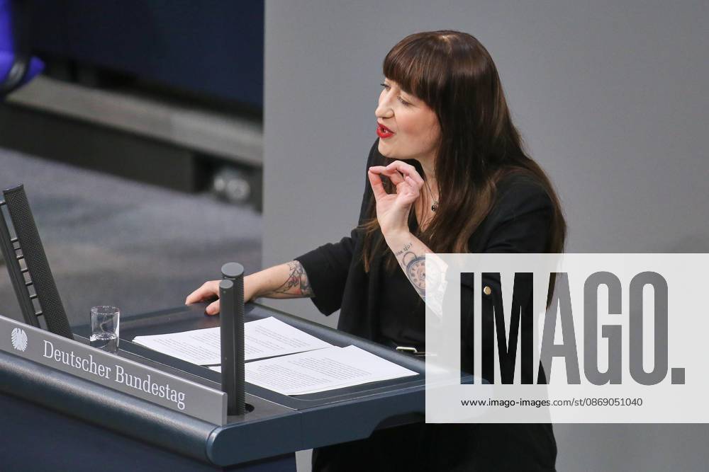 German Bundestag 100th Session of the Bundestag Heidi Reichinnek, The Left