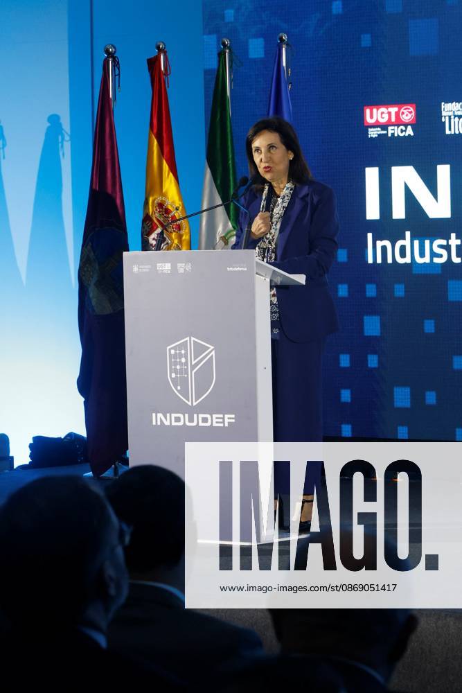 King Felipe VI Closes the Indudef 2026 Defense Industry Congress in Córdoba. Defense Minister, Margarita Robles, speaks at the closing ceremony of the Indudef 2026 Defense Industry Congress October 9, 2026, in Córdoba, Andalusia, Spain Over the course of three days, Indudef has brought together companies in the defense, technology, and innovation sectors, in addition to panel discussions, professional meetings, and spaces designed to foster collaboration and networking. OCTOBER 9, 2026 Córdoba, Andalusia, Spain Córdoba, Andalusia, Spain Spain