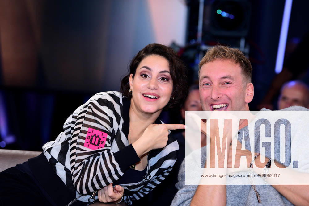 Almila Bagriacik and Freshtorge during the NDR Talk Show on October 9, 2026, at NDR Studio Lokstedt in Hamburg, Germany; NDR Talk Show in Hamburg, Germany