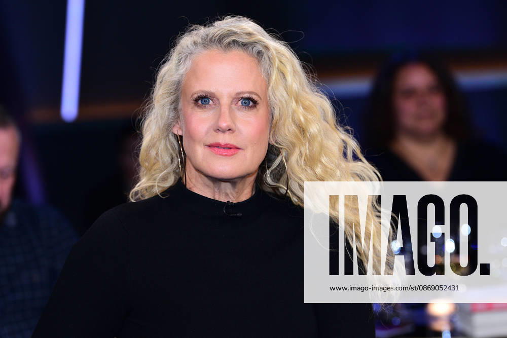 Barbara Schoeneberger during the NDR Talk Show on October 9, 2026, at NDR Studio Lokstedt in Hamburg, Germany; NDR Talk Show in Hamburg, Germany