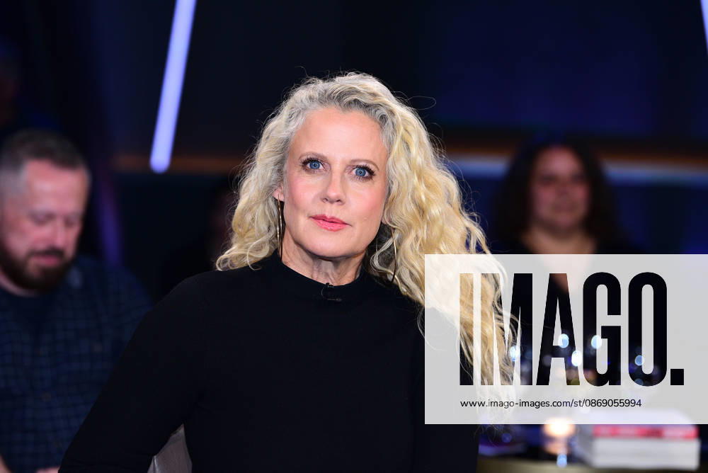 Barbara Schoeneberger during the NDR Talk Show on October 9, 2026, at NDR Studio Lokstedt in Hamburg, Germany; NDR Talk Show in Hamburg, Germany